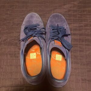 Purple-ish and orange